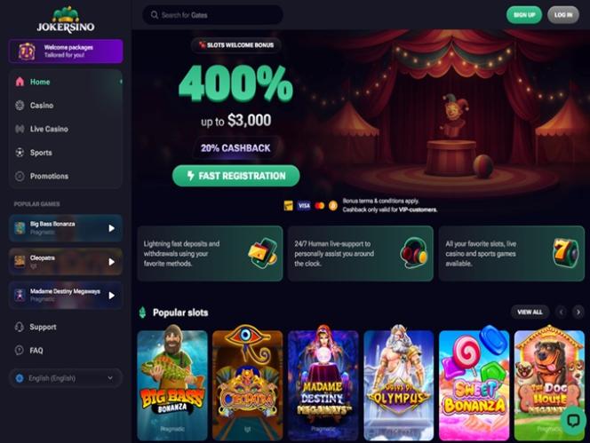 Easy Registration Process At Jokersino Casino